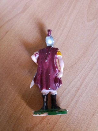 Figura belén antigua de plástico