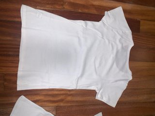 Pack 2 Camisetas TEX Blancas Talla 10-12 Años
