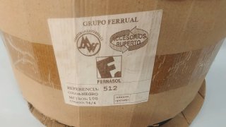 Rollo Goma Negra Junta Cristal Ventanas 60mts