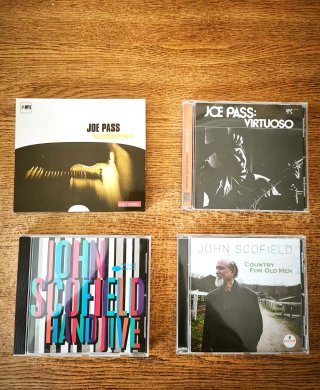 Lote 4 CDs Jazz: Joe Pass & John Scofield