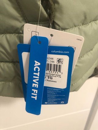 Chaqueta Columbia Talla XL Verde