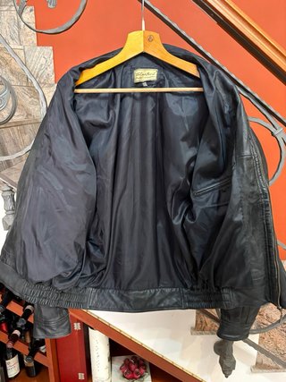 Giacca Biker in Vera Pelle Vintage in Oversize
