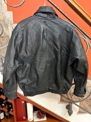 Giacca Biker in Vera Pelle Vintage in Oversize