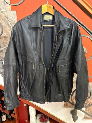 Giacca Biker in Vera Pelle Vintage in Oversize