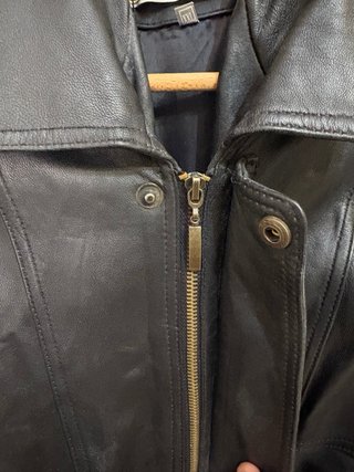 Giacca Biker in Vera Pelle Vintage in Oversize