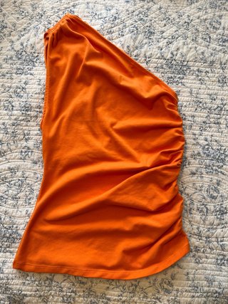 Top Zara Naranja Talla L