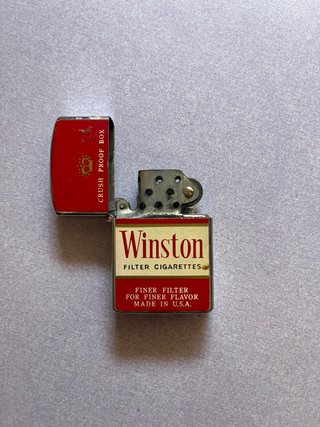 Mechero Vintage Winston Cigarettes