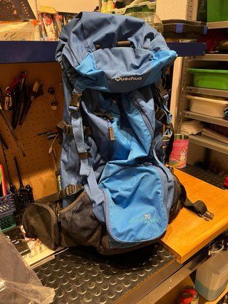 Mochila Quechua 70L Azul