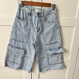 Lote 4 pantalones cortos mujer y un peto corto