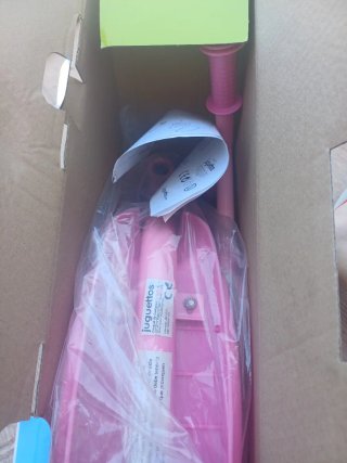 Patinete 3 Ruedas Infantil Rosa juguettos
