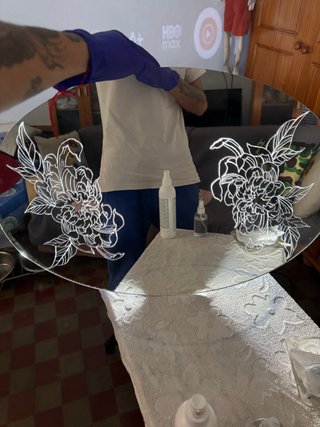 Espejo personalizado hecho bajo pedido.