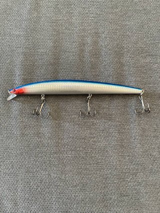 Amostra de Pesca Rígida Crankbait Minnow Prateada