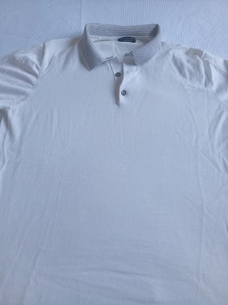 Polo Massimo Dutti Blanco Talla M