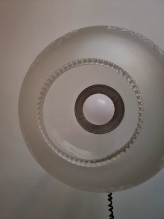 Lámpara colgante cristal y metal