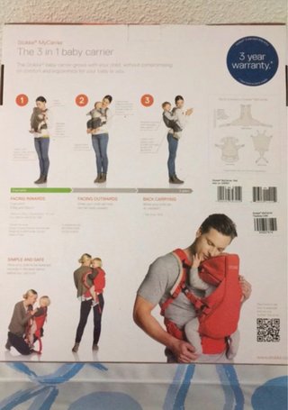 Mochila Stokke MyCarrier 3 en 1 Roja