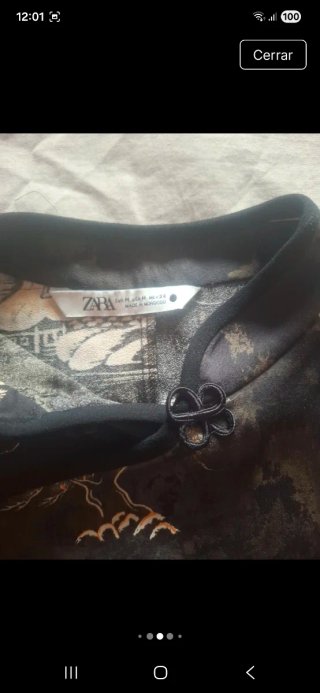 Vestidos cortos orientales Zara