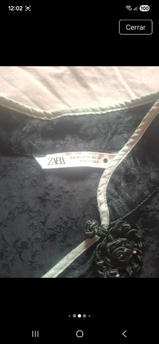 Vestidos cortos orientales Zara