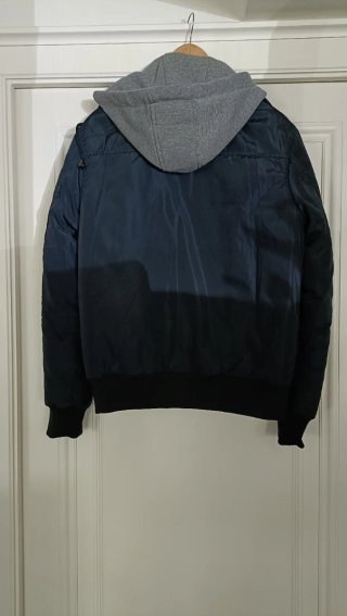 Chaqueta con capucha WAR WOLF azul marino Talla L