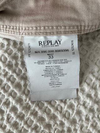 Pantalón corto Replay beige talla 33