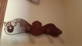 Perchero de pared madera
