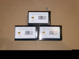 Lote 3 perchas imed oro
