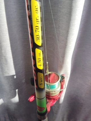 2 Cañas y Carrete de Pesca