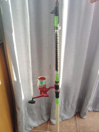 2 Cañas y Carrete de Pesca