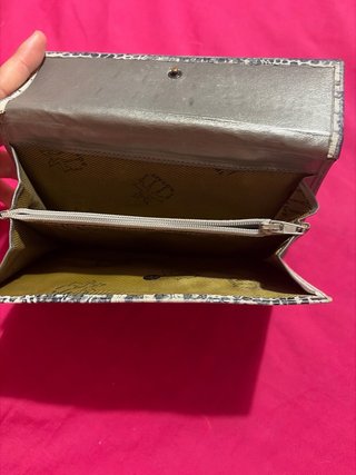Billetera de piel de vacuno con Diseño Cocodrilo