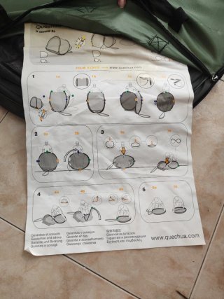 Tienda de campaña Quechua 0 second XL