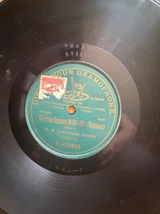 Discos antiguos de Gramófono Gramola de pizarra