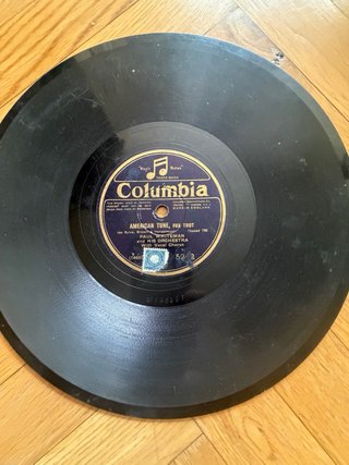 Discos antiguos de Gramófono Gramola de pizarra