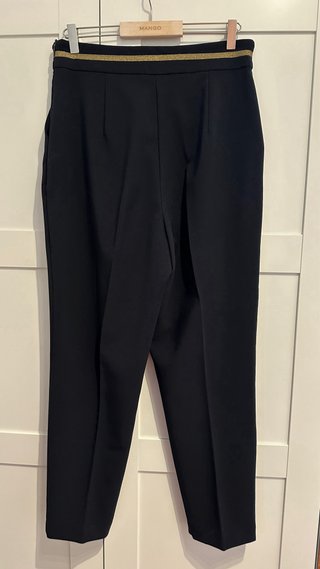 Pantalones Zara Azul Oscuro Talla M