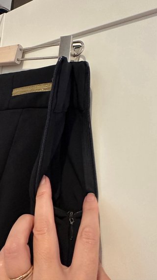Pantalones Zara Azul Oscuro Talla M