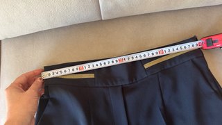 Pantalones Zara Azul Oscuro Talla M