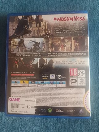 Lote 2 Juegos PS4: Assassin's Creed Unity y God of