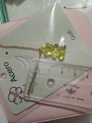 Cadena Acero Inoxidable con Osito Amarillo