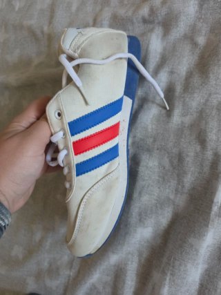 Zapatillas Adidas Niño Blancas Rayas