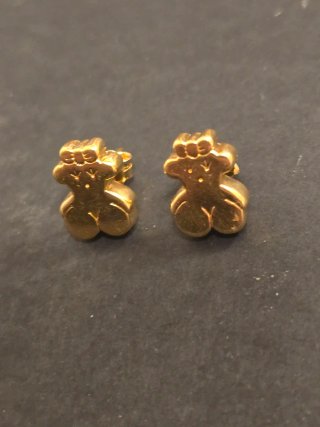 Pendientes Osita Tous oro