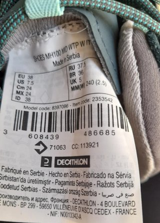 Botas de montaña Quechua niño/niña