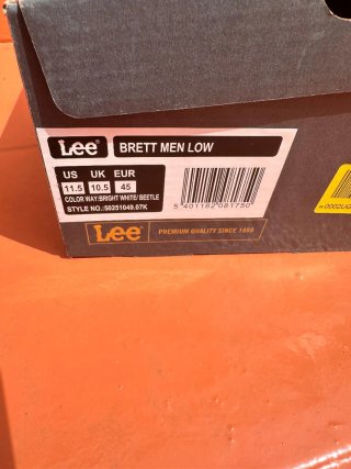 Zapatillas Lee Blancas Talla 45