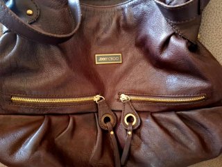 Bolso Piel Marrón Jimmy Choo