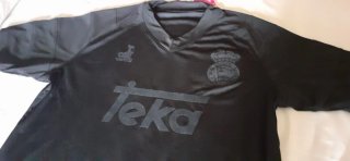 Racing Santander Camiseta Retro Black M (NUEVA)