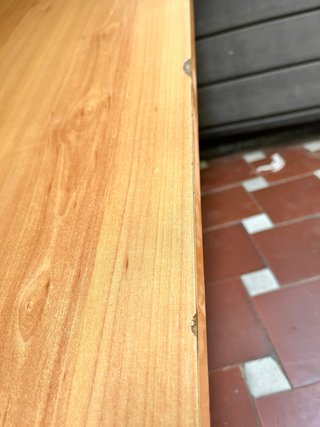 Mesa ovalada (Tablero + 3 patas)