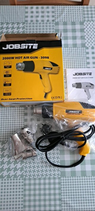 Pistola de calor Jobsite 2000W (SIN USAR)