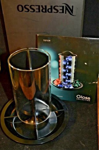 Totem Nespresso Porta Cápsulas Transparente