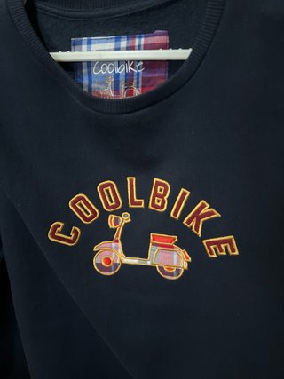 Sudadera Coolbike Talla S azul. Sin estrenar