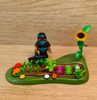 Huerto nacimiento belén playmobil