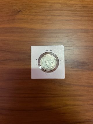Moneda Alemania 5 Marcos 1938 Plata