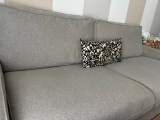 Sofá Ikea 2 plazas tela gris