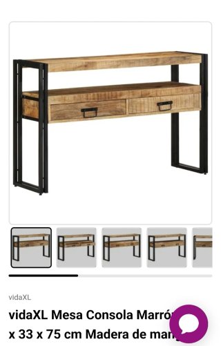 Mesa consola madera